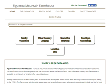 Tablet Screenshot of farmhouserental.com